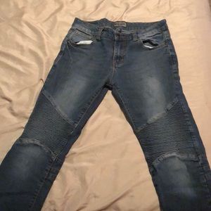 Biker jeans